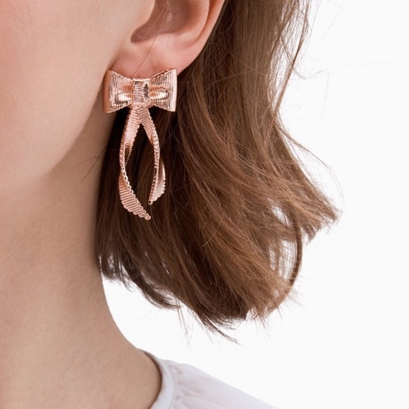 Kate Spade Ribbon Bow Earrings